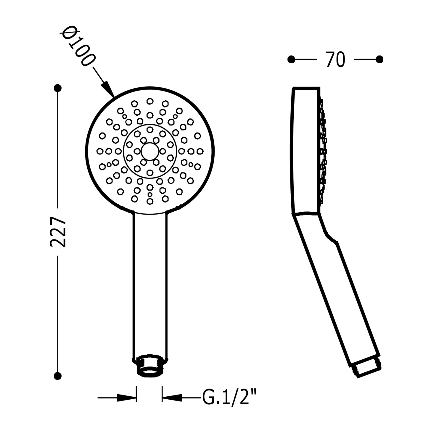Ручной душ L100-29974802 TRES Showers - Вид №1