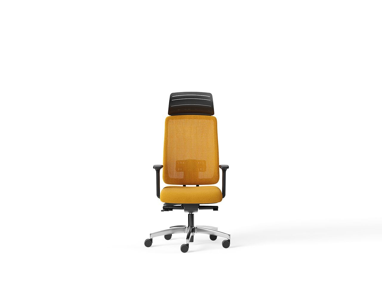 Тканевый поворотный офисный стул с подголовником FREZZA Дензел ARCH-00071306 - Вид №1