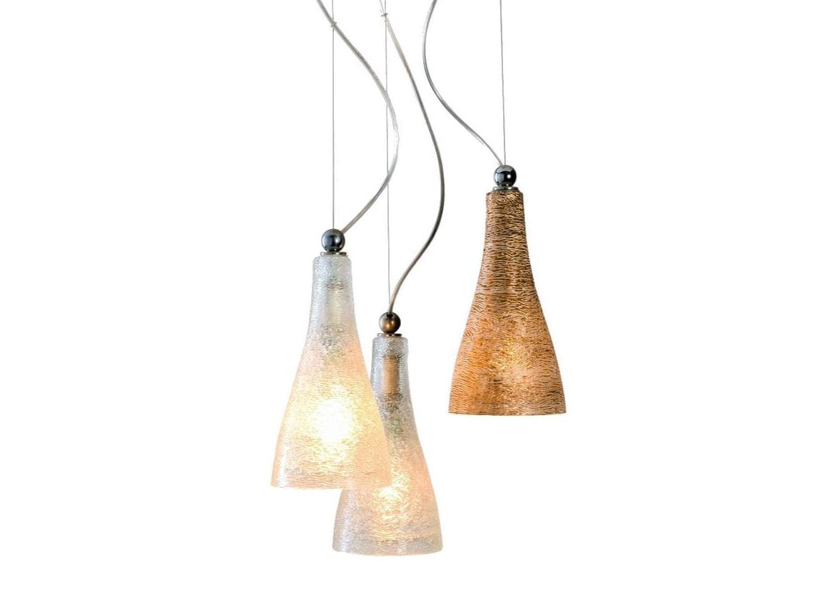 Стеклянный светодиодный подвесной светильник Lampex Italiana Glass ARCH-00031484