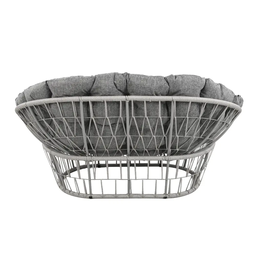 Диван садовый складной Мамасан Бали 163x111x85 см сталь серый Santreyd нет STLM-2054721 - Вид №3