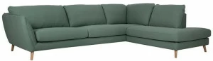 Sits Мягкий 3-х местный тканевый диван с шезлонгом Stella