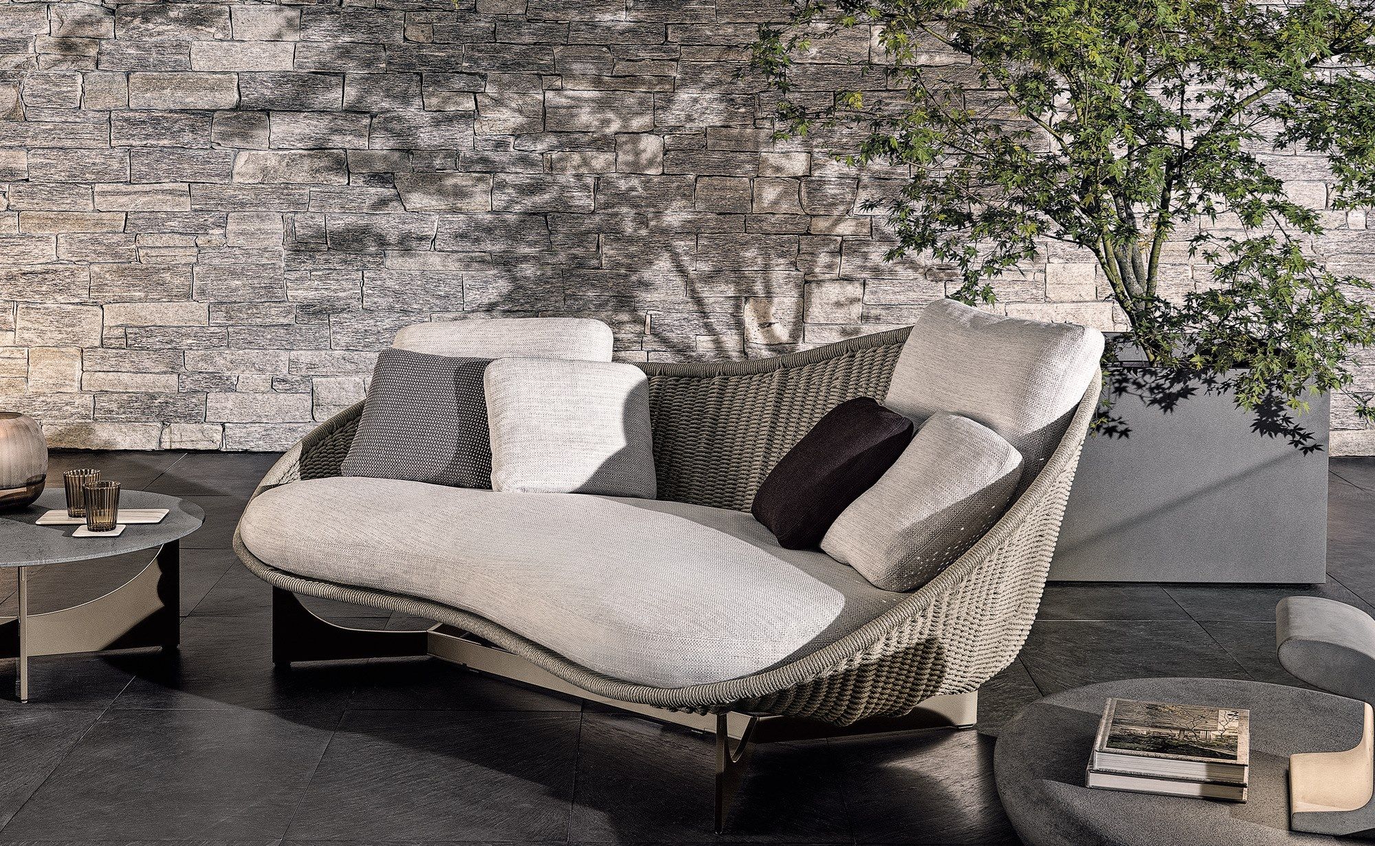 2-местный открытый диван Minotti Lido Cord Outdoor ARCH-00037290 - Вид №2