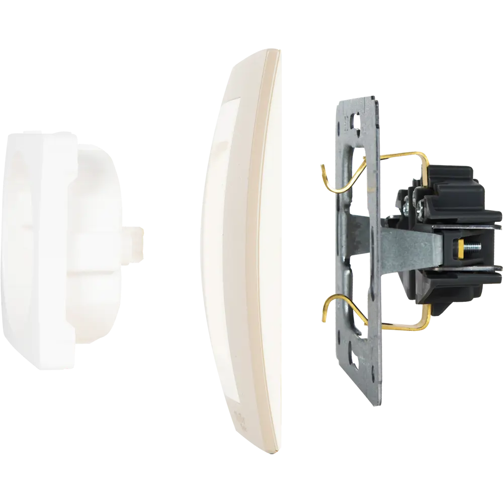 Рамка для розеток и выключателей Systeme Electric Unica 2 поста, цвет коричневый/бежевый STLM-2130879 - Вид №3