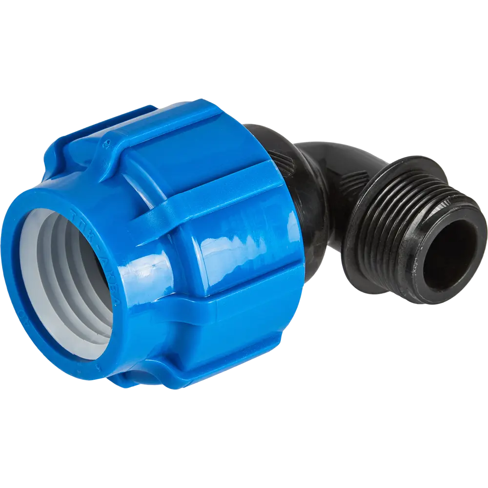 Отвод комбинированный 90° ПНД ТПК-Аква 1"x40 мм НР 82382613 STLM-2168848 