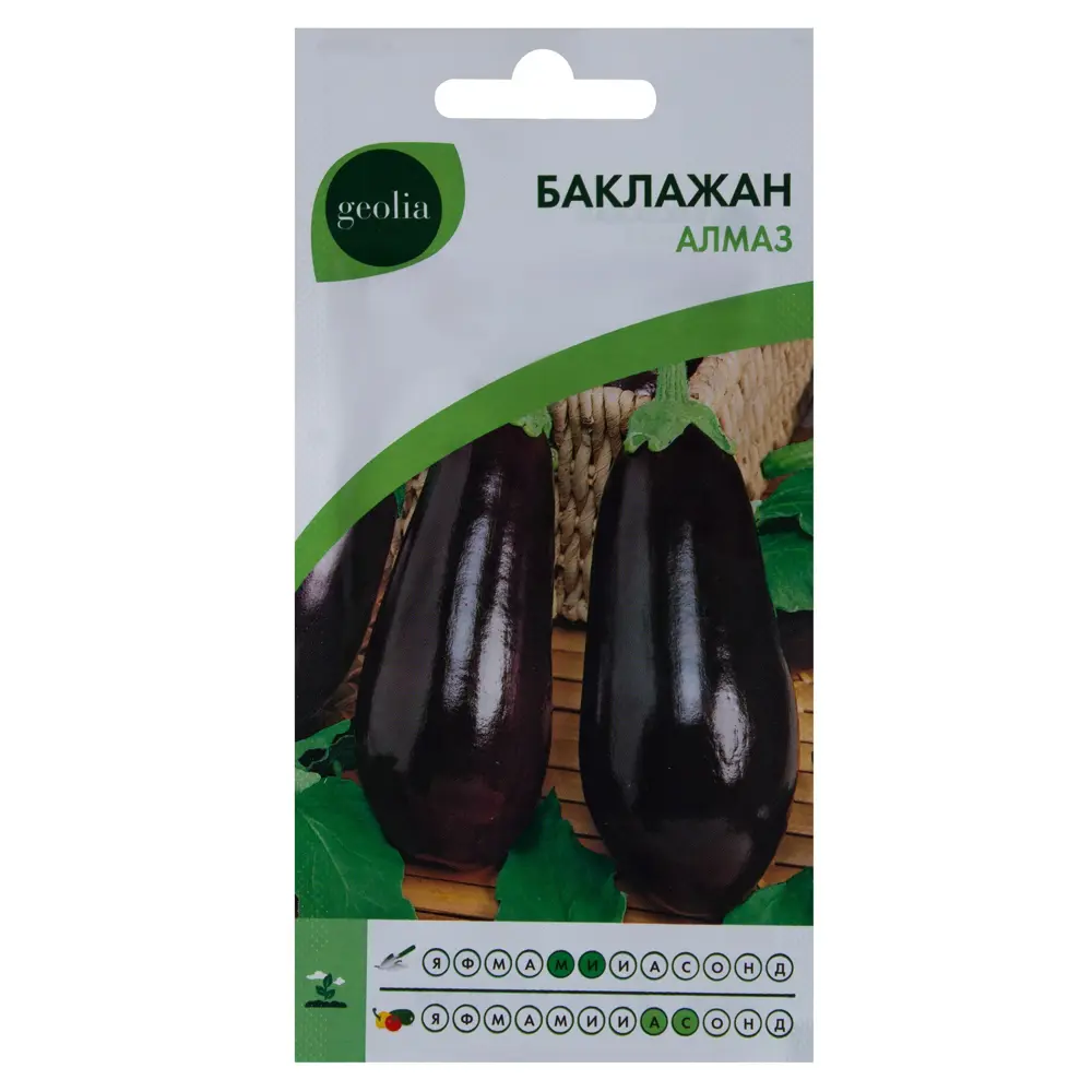 Семена баклажана Geolia Алмаз - ранний урожайный сорт 17585148 STLM-0008352