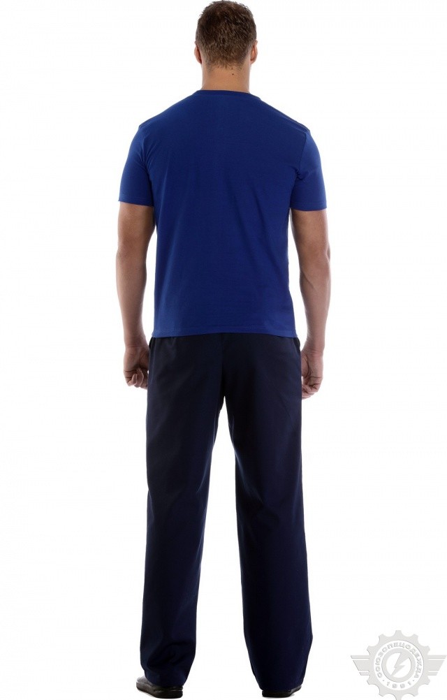4958291 Футболка василек  Одежда для официантов  размер L (48-50) Спецодежда  - Вид №9