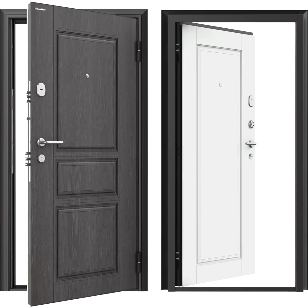 Дверь входная металлическая Премиум New 88x205 см правая белый 88483561 STLM-2093516 DOORHAN  - Вид №1