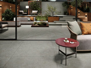 Пол / керамогранит с эффектом цемента