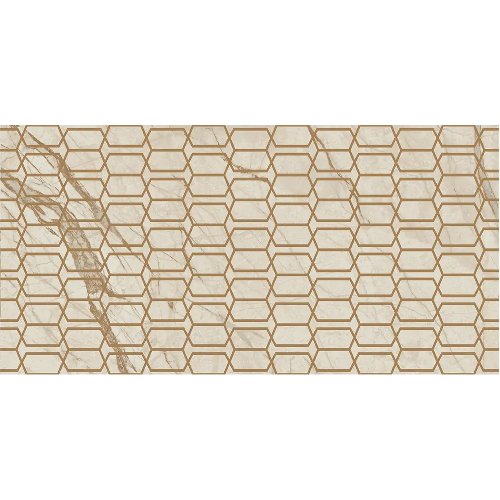 Настенная плитка Azori Forest Geometria 31.5×63 см матовая бежевая 89404319 STLM-1578092 - Вид №1