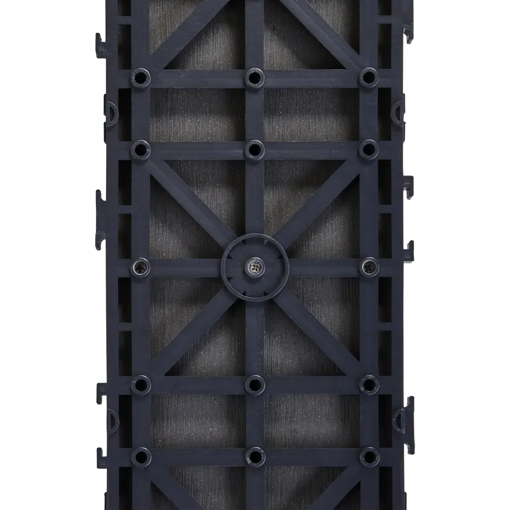 Террасная доска ДПК Naterial цвет темно-серый 1200x150x34 мм 0.18 м² STLM-2009873 - Вид №2