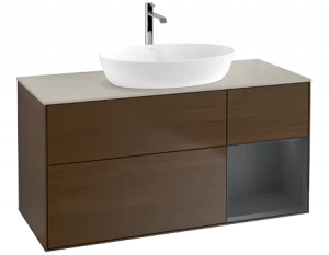 Villeroy&Boch Тумба под раковину Прямоугольная версия FA73HGGN Finion Walnut Veneer