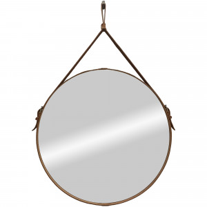 Зеркало декоративное «Миллениум браун» на ремне, круг, ø65 см КОНТИНЕНТ