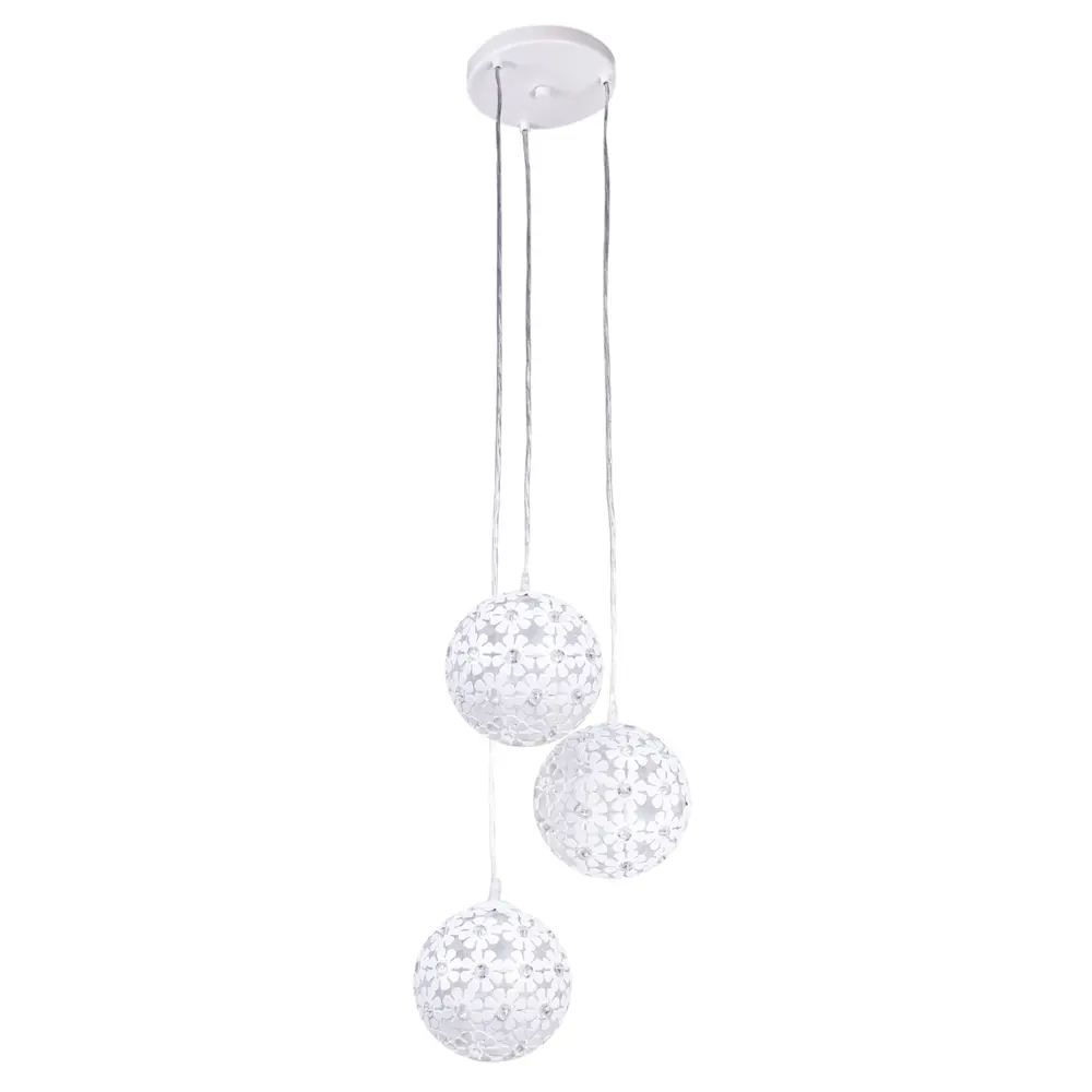 Подвес Hanifa 3xE27x60 Вт, металл, цвет белый Maytoni STLM-2001924