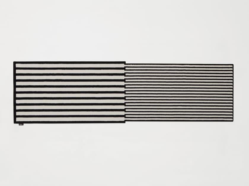 Полосатый бархатный прямоугольный ковер Antoniolupi Tramato ARCH-00112580