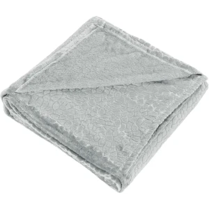 Плед Murmansk 140x200 см велсофт цвет светло-серый