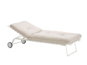 Тканевая откидная Садовая кровать с колесами