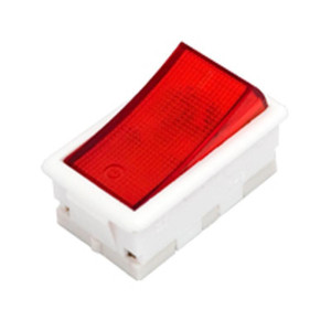 90606820 Выключатель для электроприборов встраиваемый Прочие изделия ВЭ2 10-006 1 клавиша цвет красный STLM-0304415 BYLECTRICA