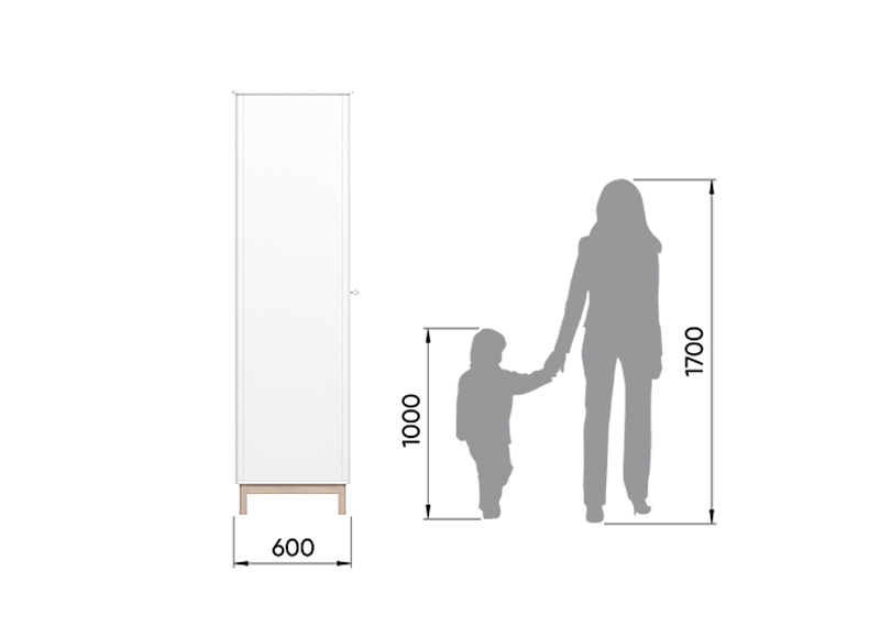 Шкаф трехдверный Classic белый ELLIPSE ELLIPSE CLASSIC 351705 Белый Santreyd  - Вид №5