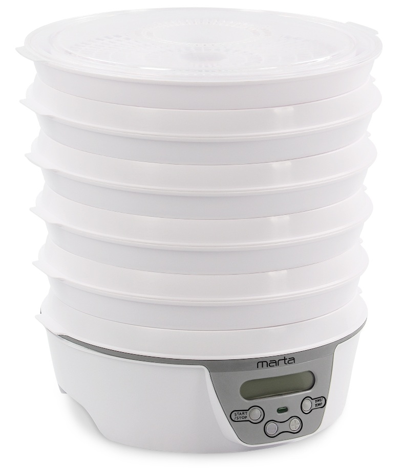 9934672 Сушилка для овощей и фруктов MARTA MT-FD1888D белый STDN-0035147 - Вид №3
