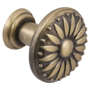 Мебельная ручка-кнопка Kerron бронза