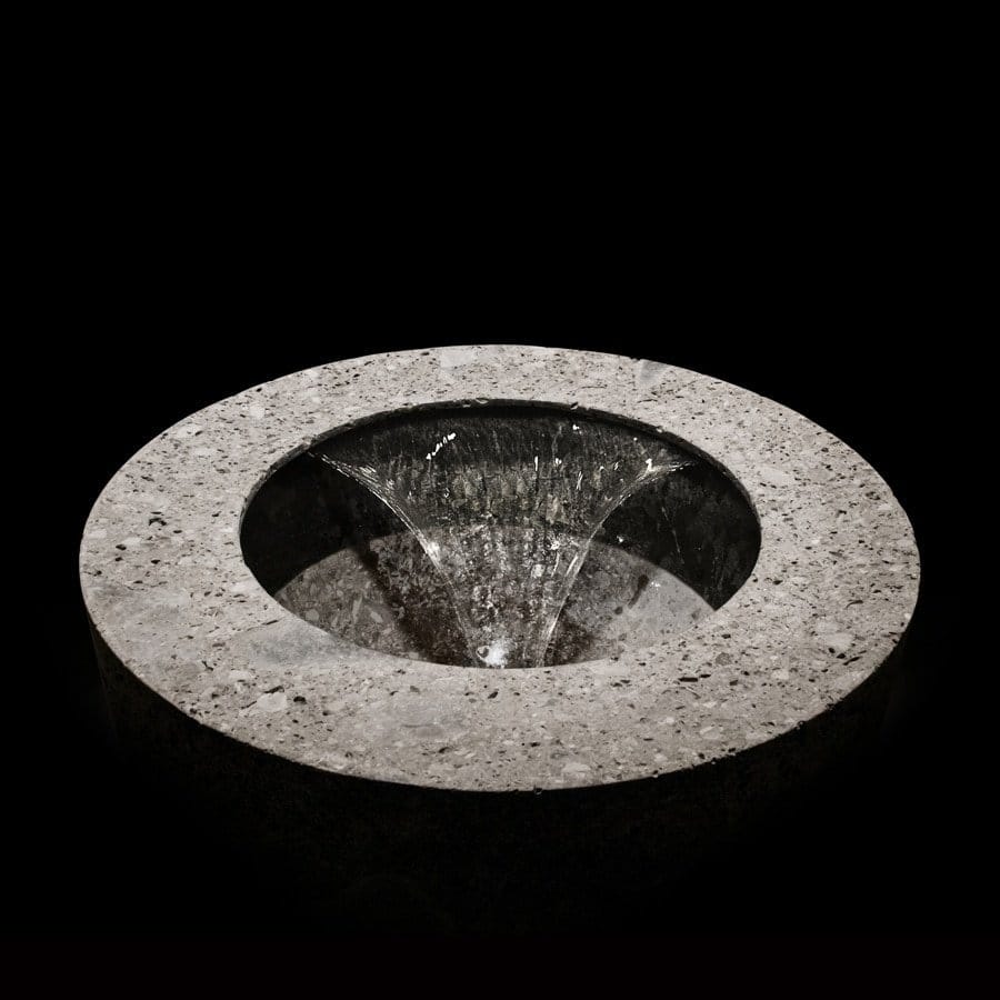 Круглый отдельно стоящий умывальник из натурального камня Antoniolupi жидкая душа ARCH-00026533 - Вид №1