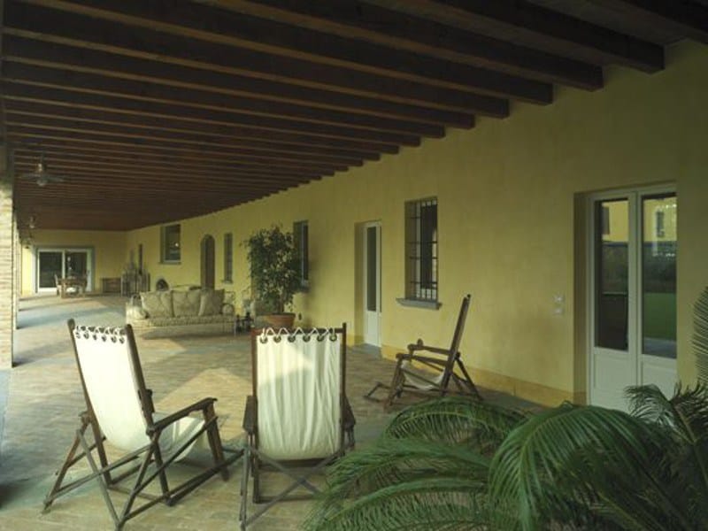 Деревянная распашная оконная дверь с тройным остеклением Carminati Klima 92 ARCH-00054228 - Вид №2