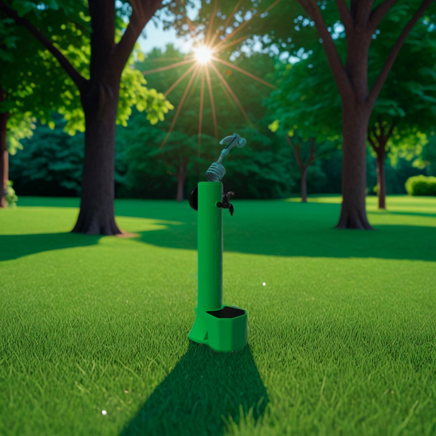 Полиэтиленовый садовый фонтан SINED TRITONE PRO ARCH-00102038 - Вид №12