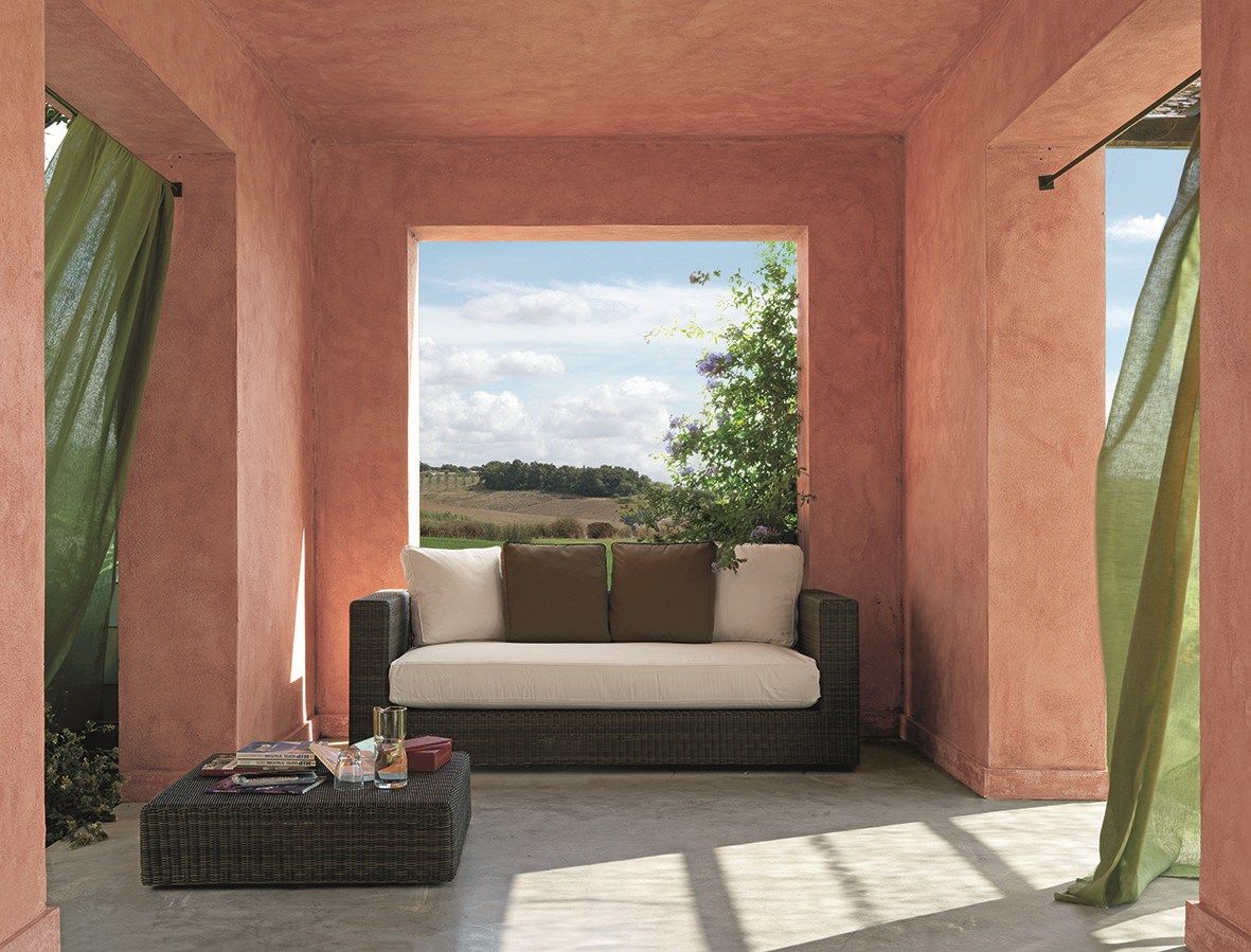 Низкий садовый столик в Ethimo EtWick® ARCH-00107357 - Вид №3