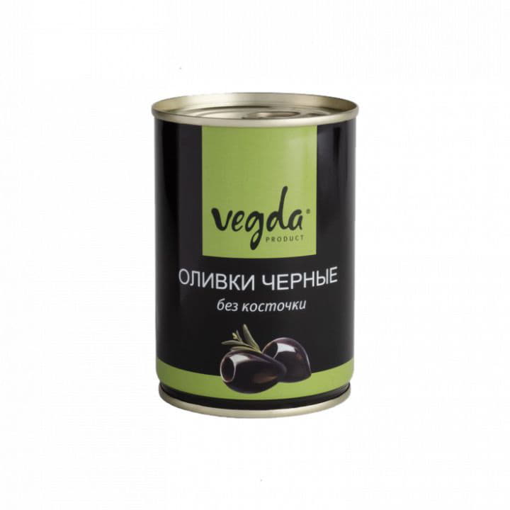 Оливки чёрные без косточки VEGDA Santreyd 10029 - Вид №1