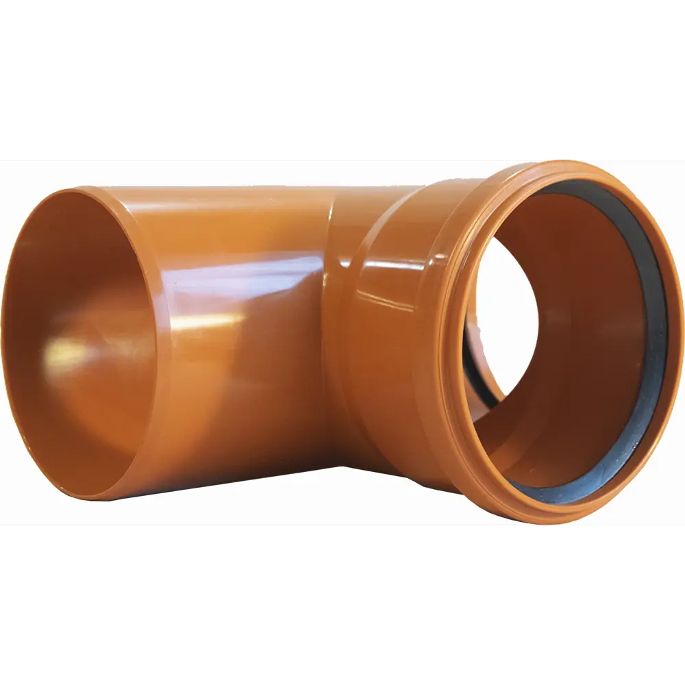 Тройник наружный 87 градусов 110x110 мм ОПТИПЛАСТИК STLM-2194931 - Вид №4