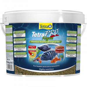 Т0027901 Корм для рыб Pro Algae Crisps растительный, для всех видов рыб в чипсах 10 л (ведро) TETRA