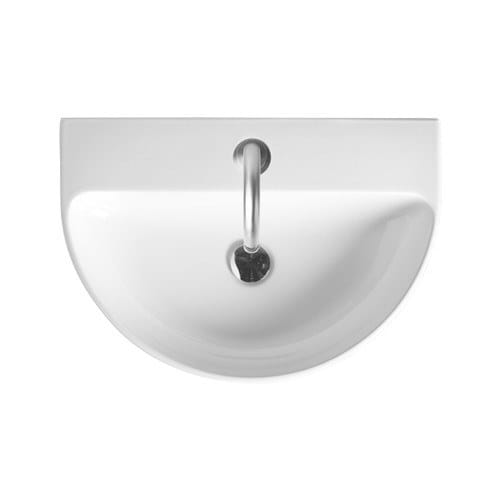 Керамическая круглая столешница с переливом Axa Prisma Sink обычная чаша ARCH-00019296 - Вид №1