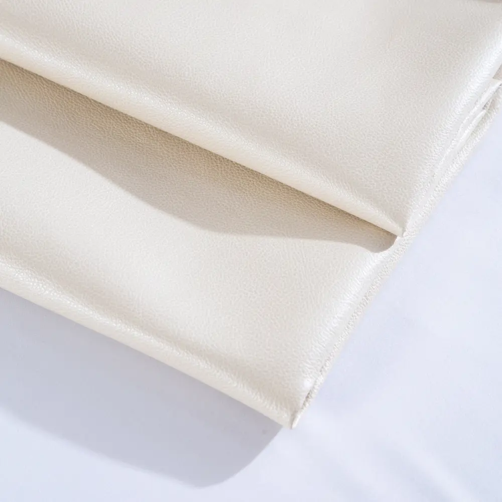 СТОЛИЦА ТЕКСТИЛЯ - Мебельная ткань Boston кремовая, искусственная кожа 140 см 89411231 STLM-1578383 - Вид №2