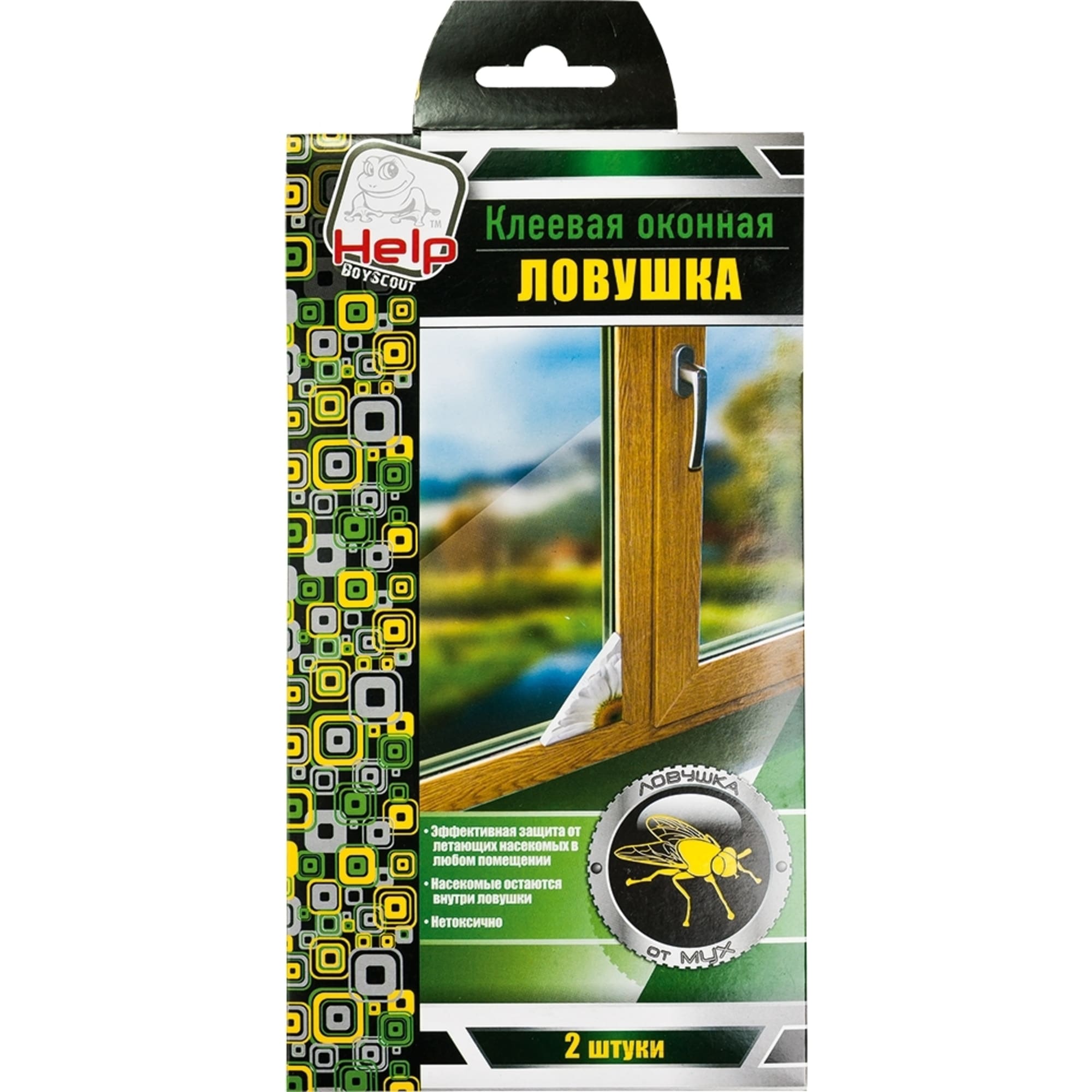 82735660 Ловушка Help клеевая оконная для мух 2 шт Santreyd  - Вид №1