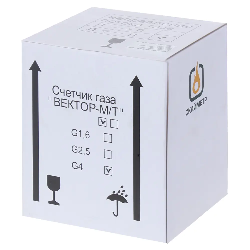 Счётчик для газа Вектор 4 диафрагменный правый STLM-2194101 - Вид №2