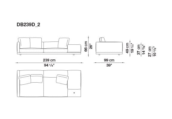 Кожаный диван B&B Italia док ARCH-00106863 - Вид №62