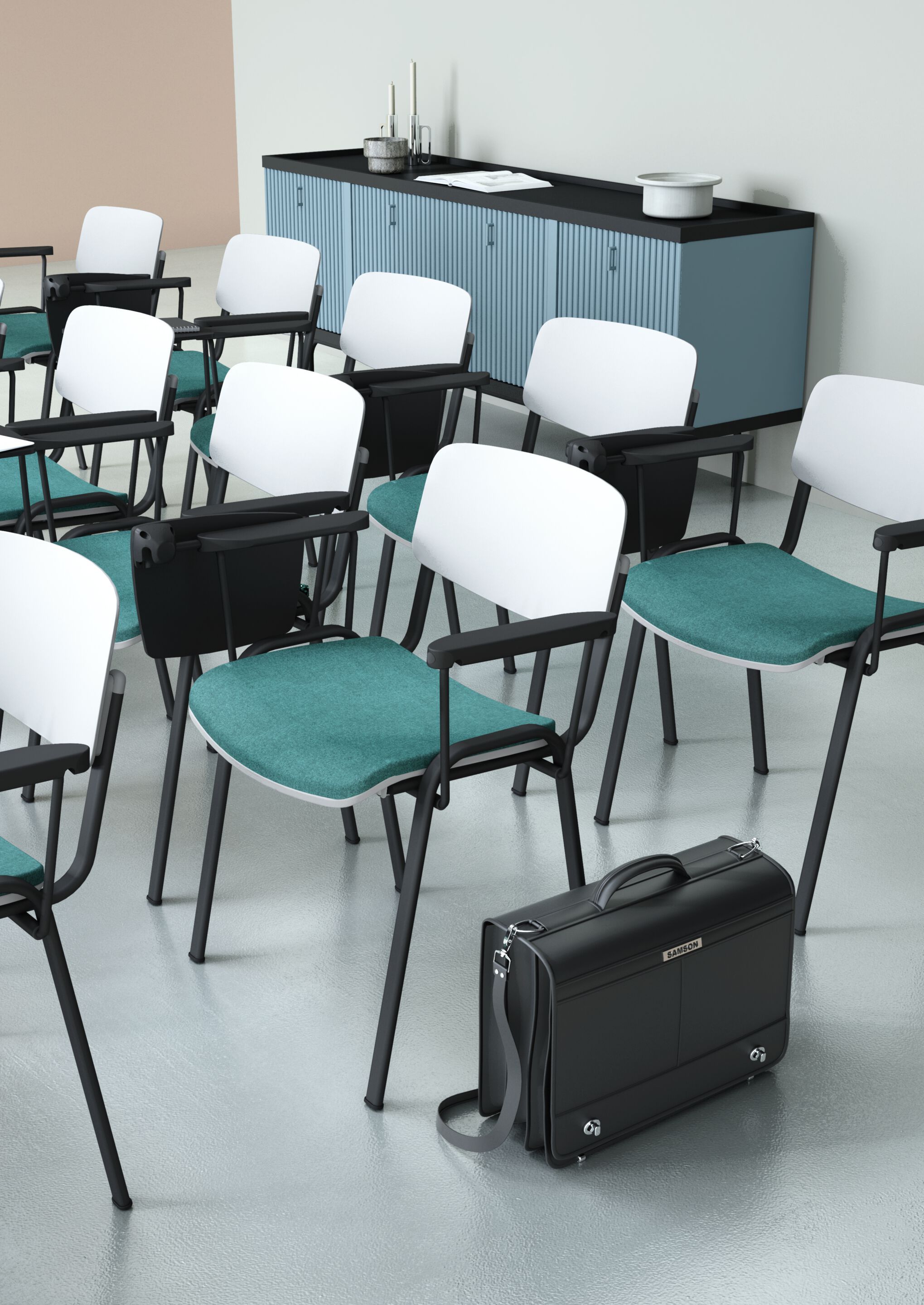 Стул для конференций из полипропилена с опрокидыванием Leyform Sally ARCH-00140583 - Вид №5