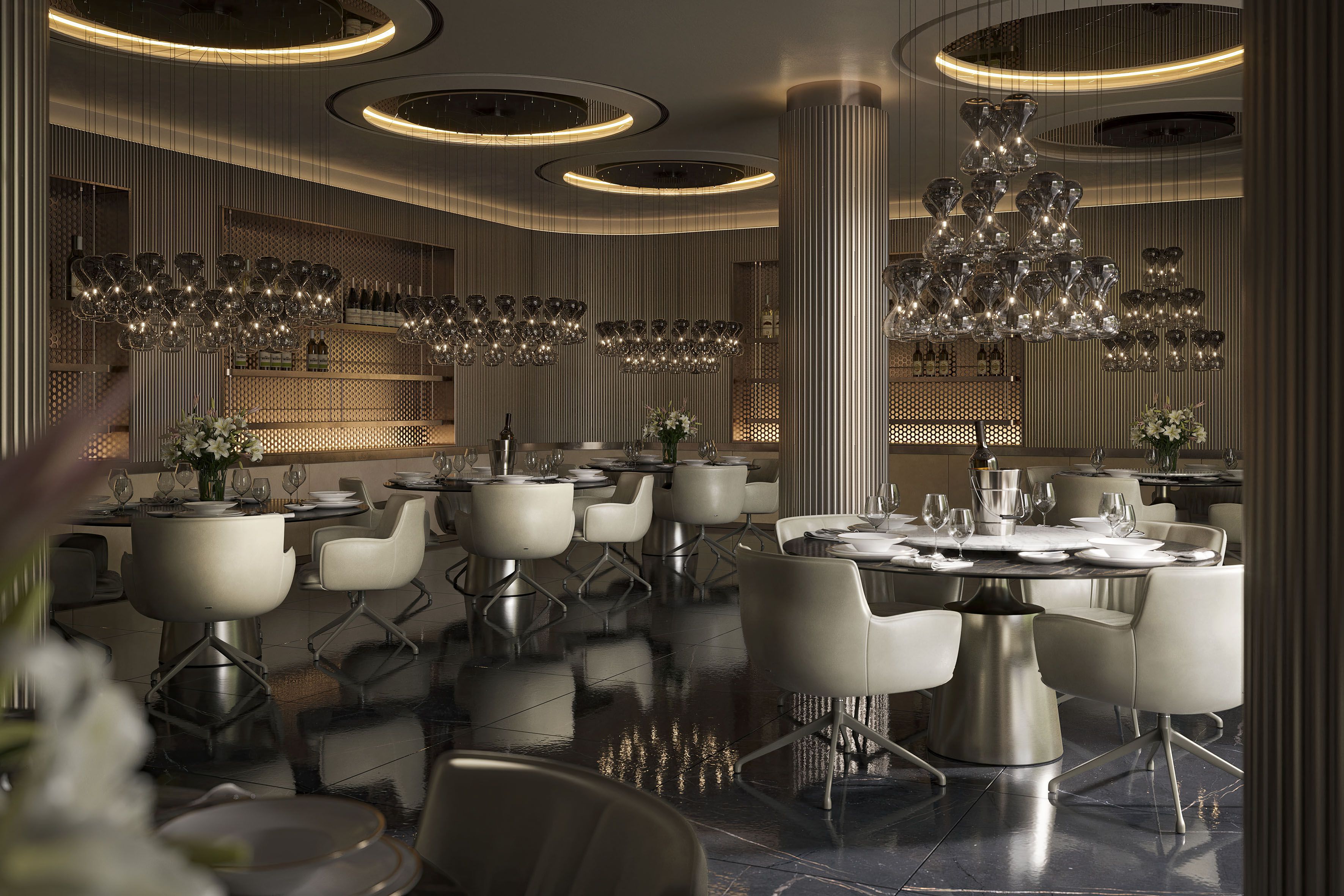 Круглый керамический стол Cattelan italia Yoda ARCH-00099271 - Вид №3