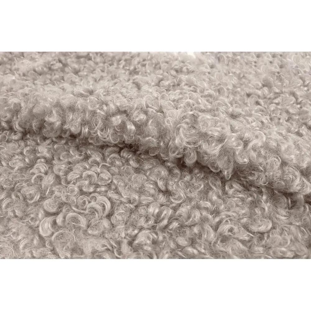 Ткань мебельная Alaska Beige искусственный мех 140 см цвет бежевый AMETIST STLM-2095793