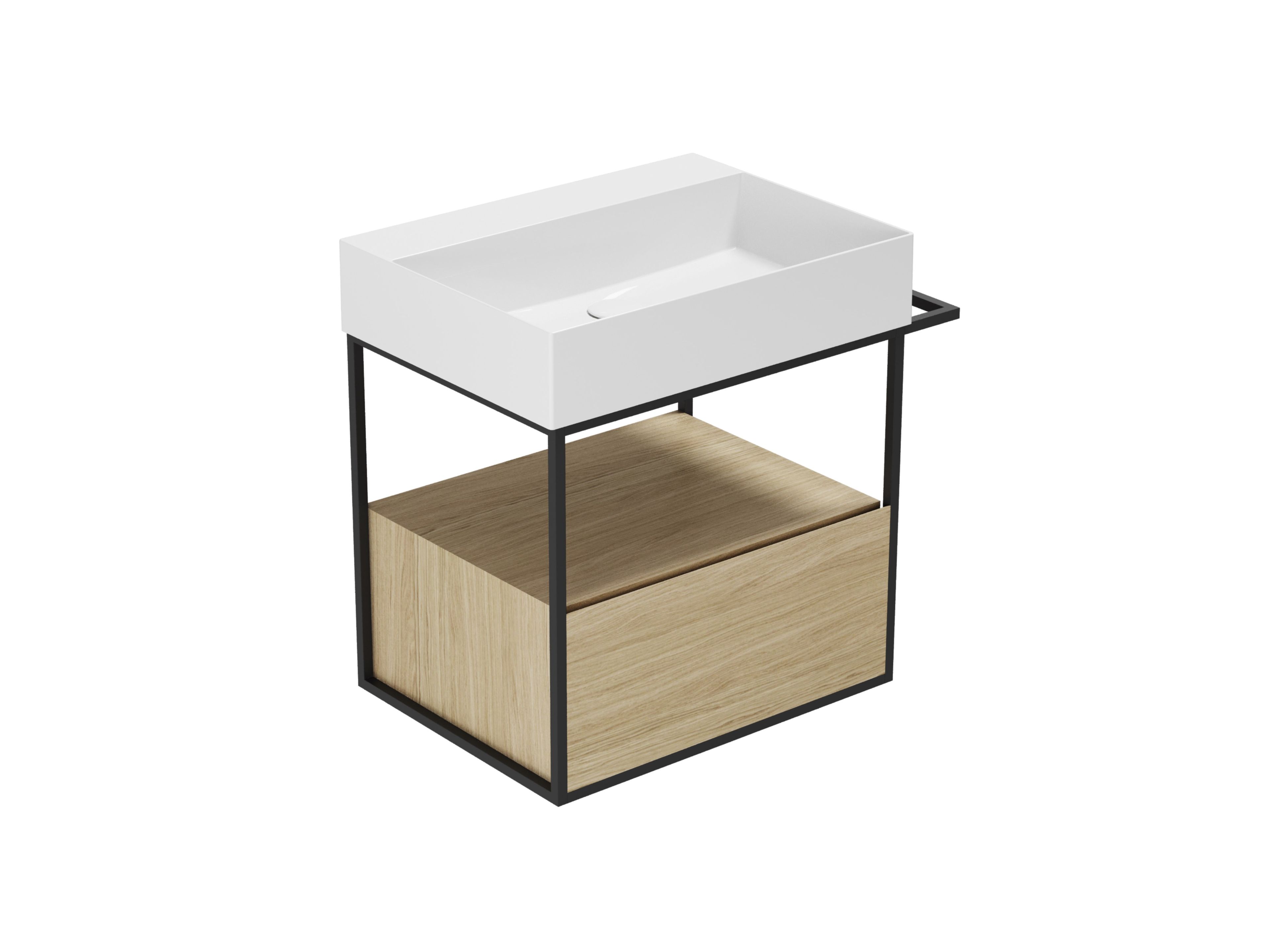 Подвесной шкаф для умывальника с выдвижными ящиками Azzurra Ceramica Elegance ARCH-00011660 - Вид №1