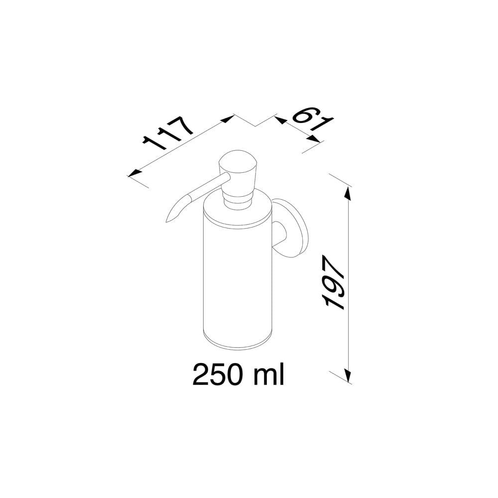 Металлический настенный дозатор мыла Geesa Nemox ARCH-00001130 - Вид №2