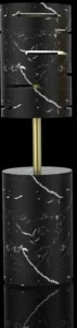 GSC Lighting Настольная лампа из мрамора черная маркина Oreadi #or19