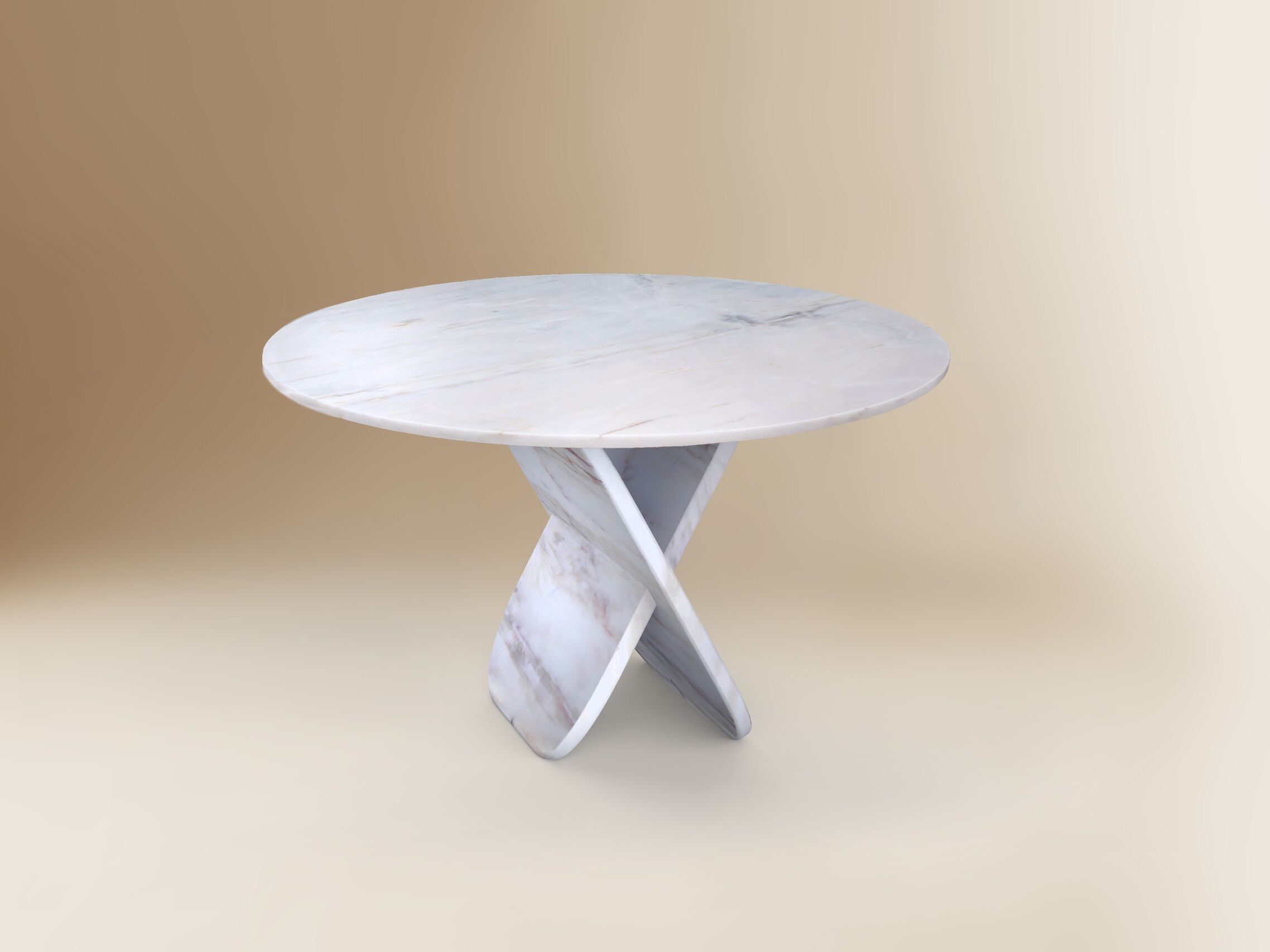 Круглый мраморный стол Extremoz DOVAIN STUDIO баланс ARCH-00141973 - Вид №1