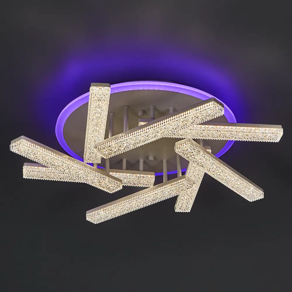 Люстра потолочная De City Оскар 8x10 Вт+22 Вт RGB LED 220 В с пультом управления STLM-2001293 - Вид №20