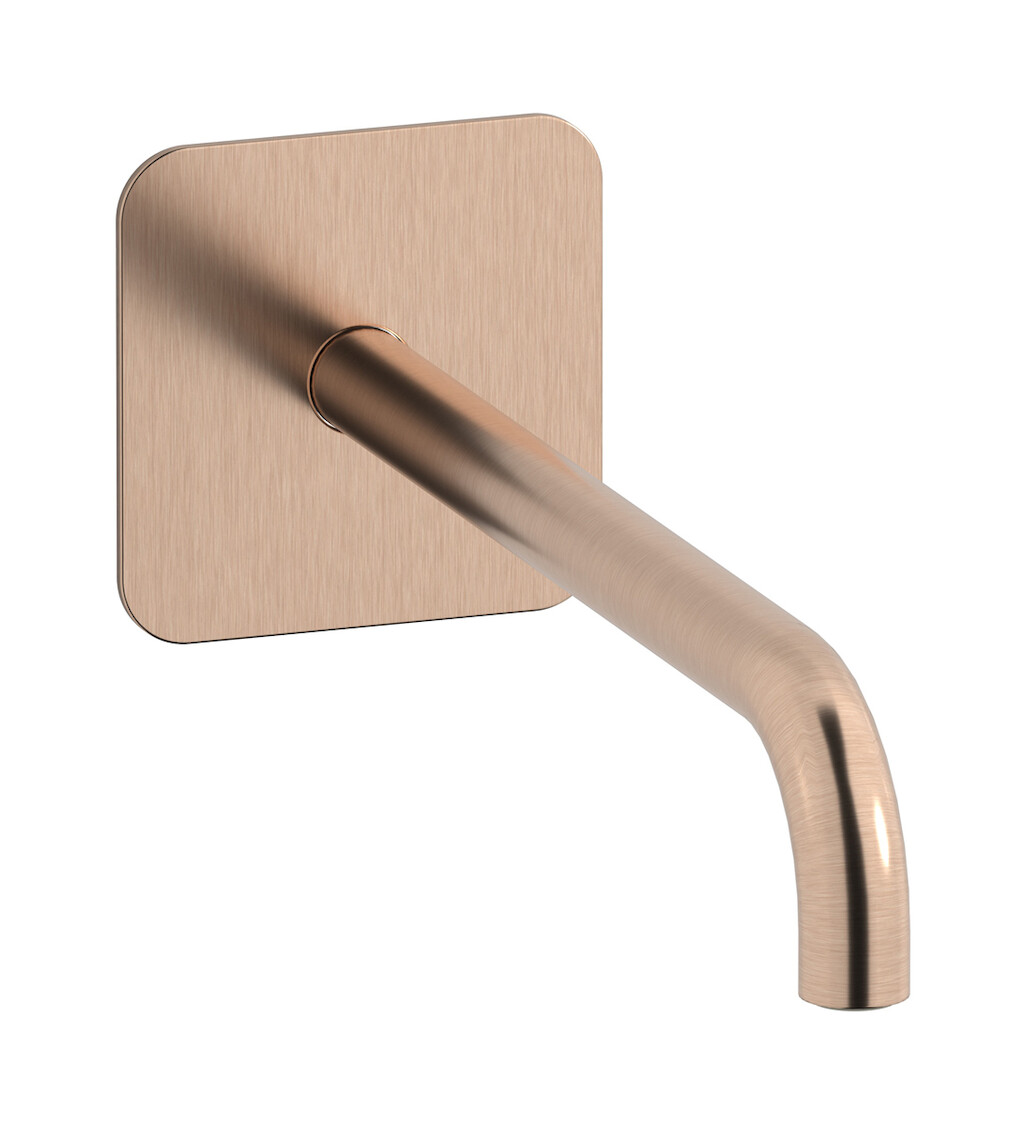 Длинный настенный излив для ванны WE ARE IB rx328sr_22 Brushed Rose Gold Reflex