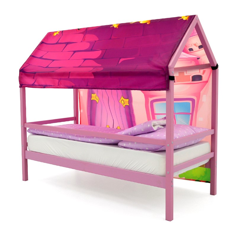 Накидка для кровати-домика Svogen игровая "Замок принцессы" БЕЛЬМАРКО  00-3873204 Розовый Santreyd  - Вид №2