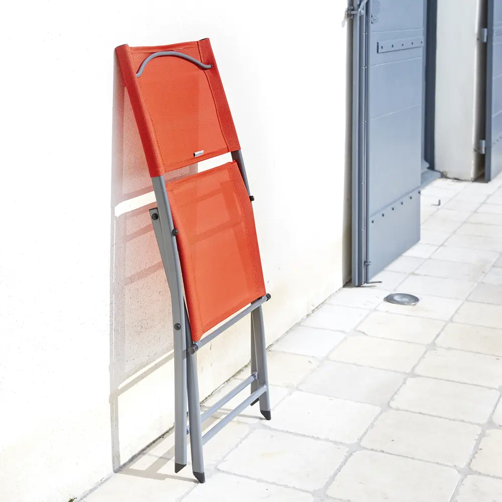 Стул Naterial Emys Origami складной 52x42x83 см сталь красный STLM-2172913 - Вид №11