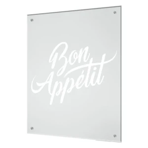 90701001 Защитный экран Borntoprint Bon appetit 60x75x0.4 см закаленное стекло цвет прозрачный STLM-0344947