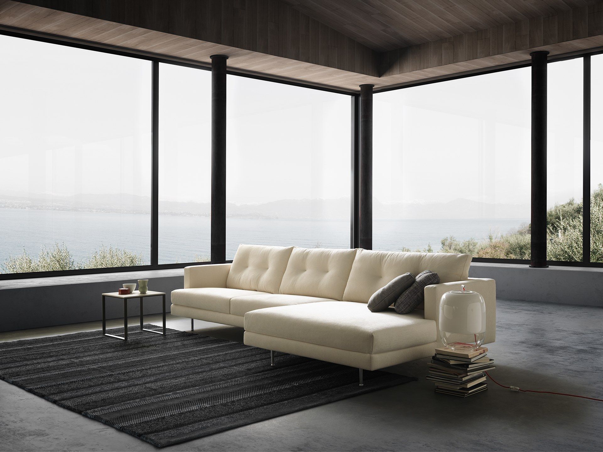 Секционный тканевый диван с полуостровом VALENTINI Maxime ARCH-00031870 - Вид №5