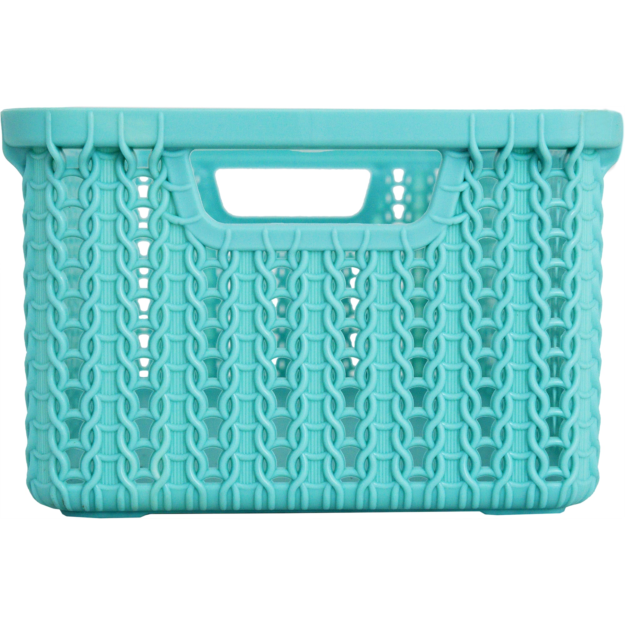 82137988 Корзинка для хранения «», 3 л, цвет морская волна Вязание Santreyd  - Вид №1